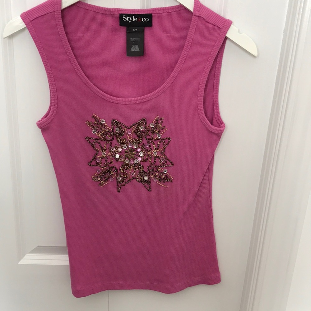 New Embellished tank top
